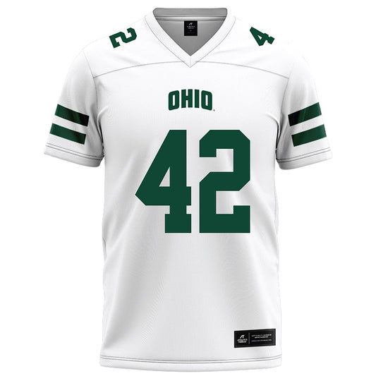 Ohio - NCAA Football : Magnus Haines - White Football Jersey-0