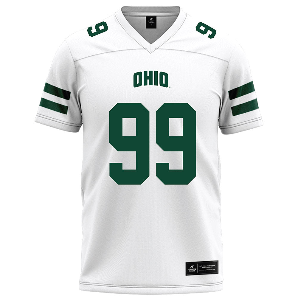 Ohio - NCAA Football : Ty Neubert - White Football Jersey-0