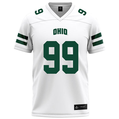 Ohio - NCAA Football : Ty Neubert - White Football Jersey-0
