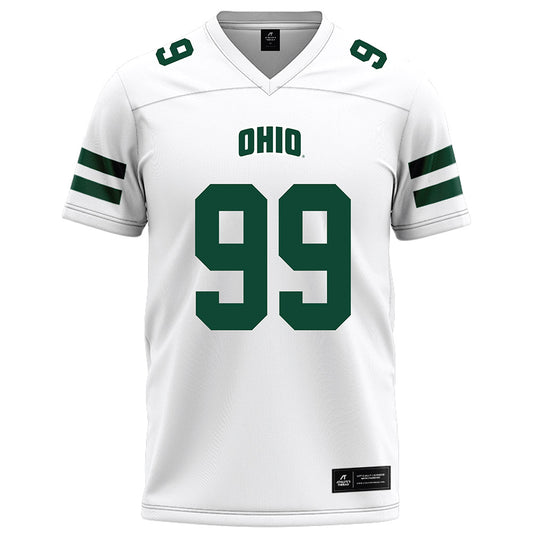 Ohio - NCAA Football : Ty Neubert - White Football Jersey-0