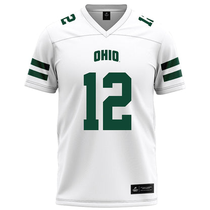 Ohio - NCAA Football : Jermaine Minnis - White Football Jersey-0
