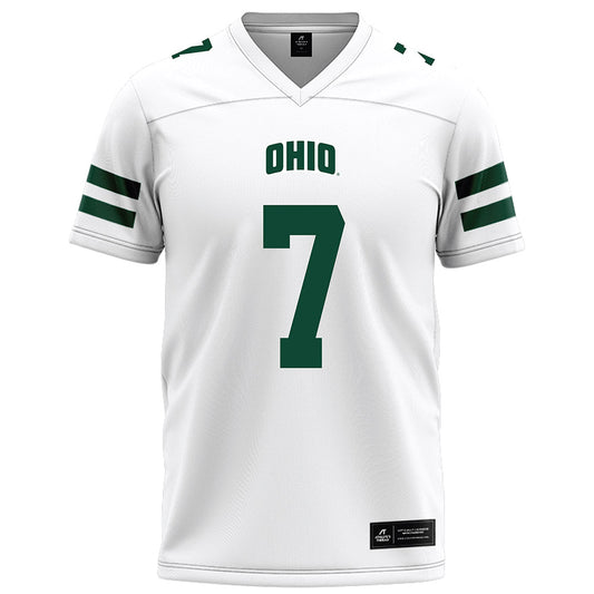 Ohio - NCAA Football : Tank Pearson - White Football Jersey-0