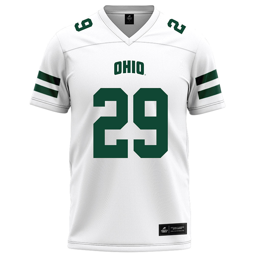 Ohio - NCAA Football : JT Haskins - White Football Jersey-0