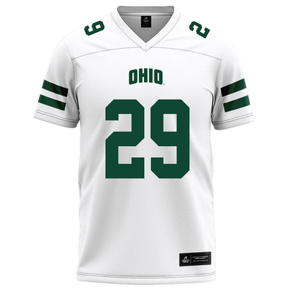 Ohio - NCAA Football : JT Haskins - White Football Jersey-0