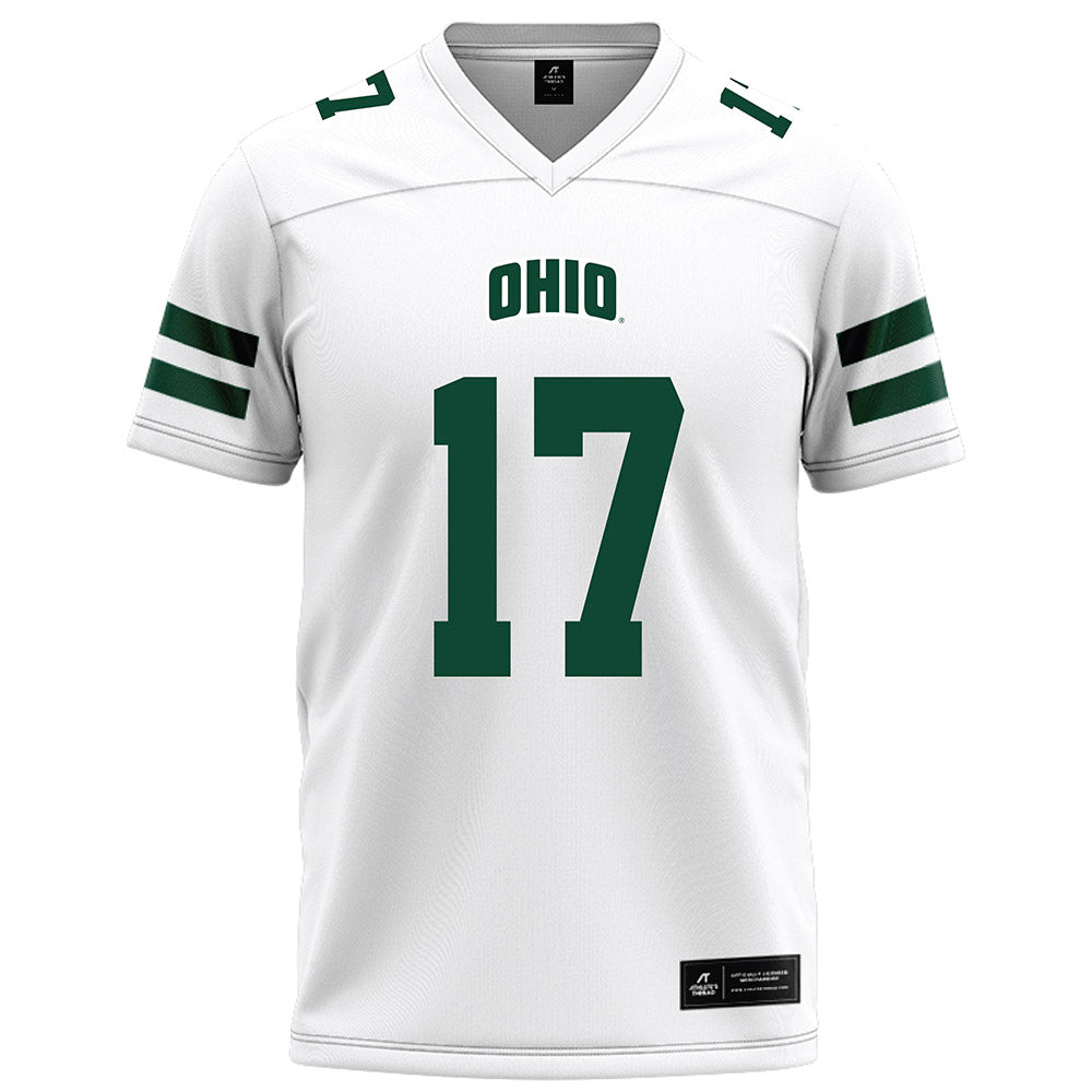 Ohio - NCAA Football : Blake Parker - White Football Jersey-0