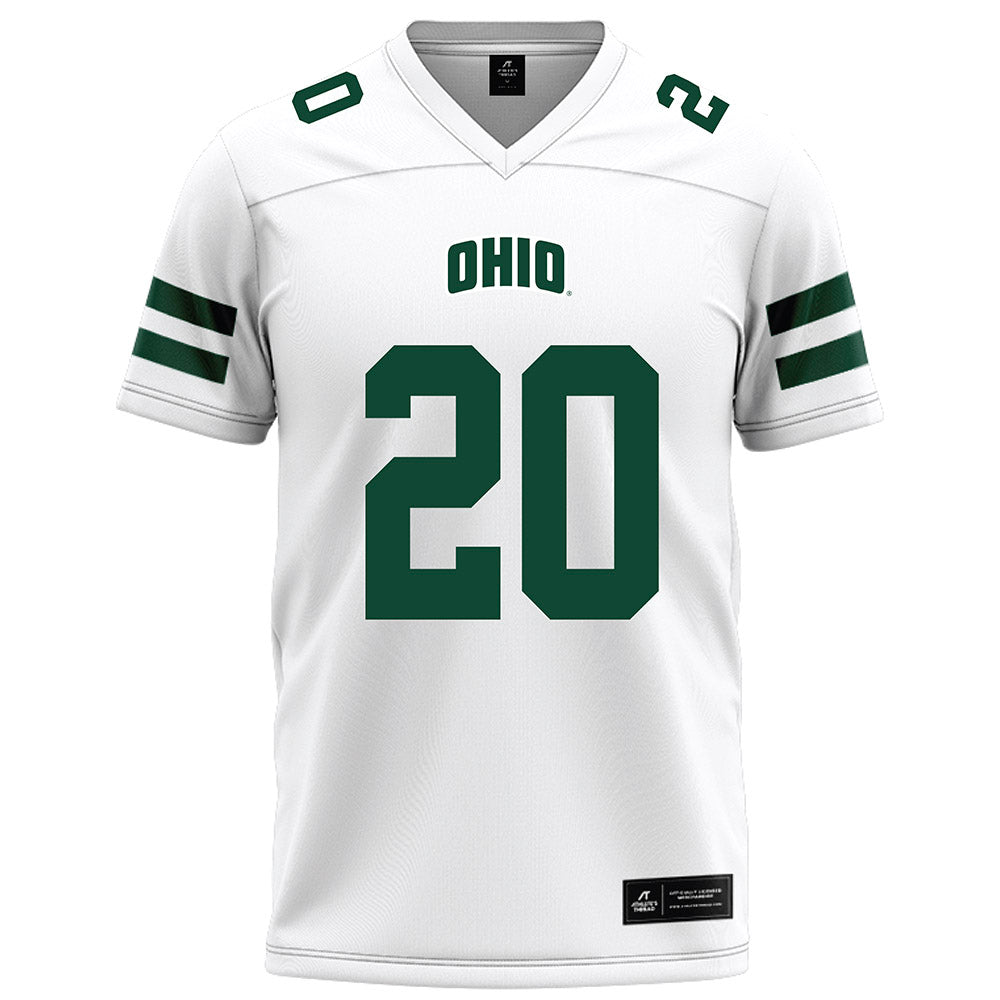 Ohio - NCAA Football : Rashad Perry - White Football Jersey-0
