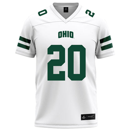 Ohio - NCAA Football : Rashad Perry - White Football Jersey-0