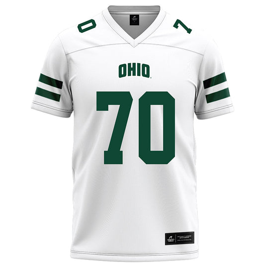 Ohio - NCAA Football : Joshua Johnson - White Football Jersey-0
