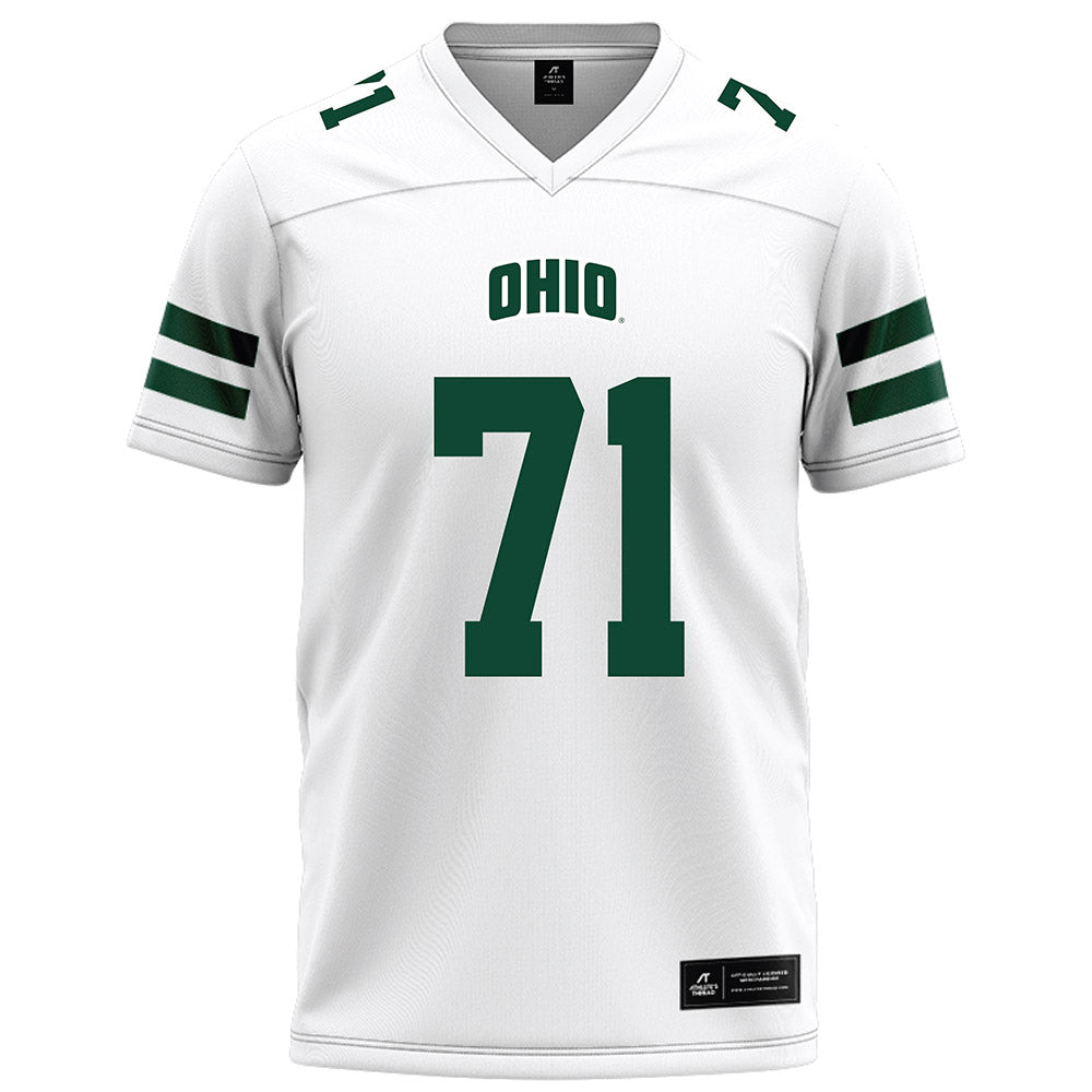 Ohio - NCAA Football : Cassius Hulbert - White Football Jersey-0