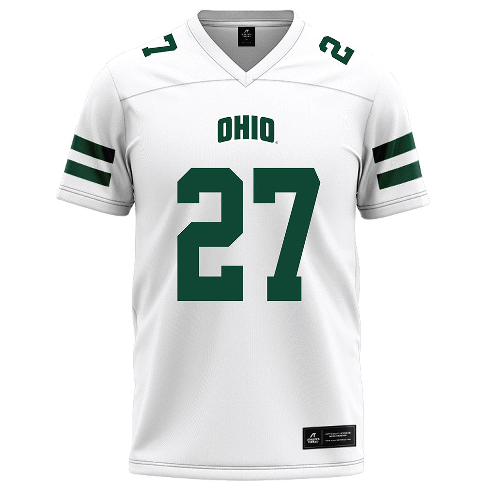 Ohio - NCAA Football : Jack Fries - White Football Jersey-0