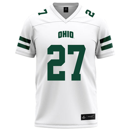Ohio - NCAA Football : Jack Fries - White Football Jersey-0