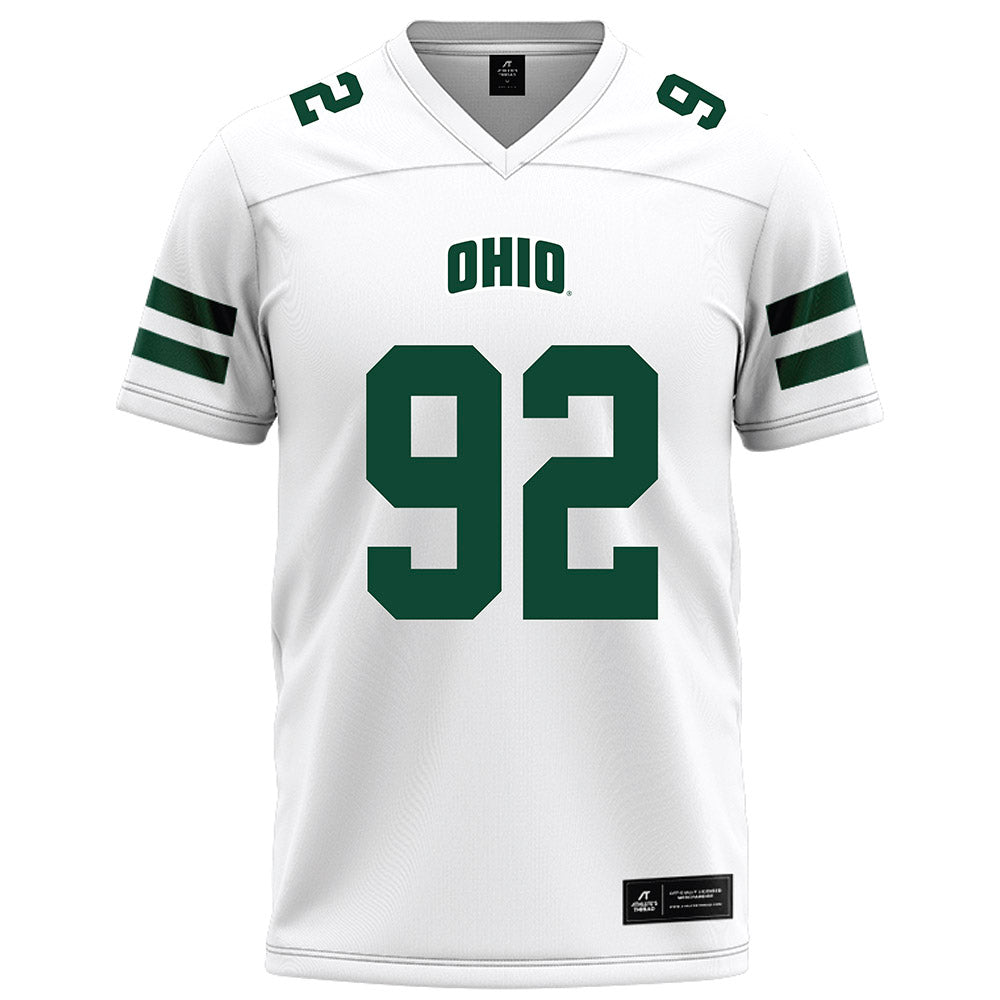 Ohio - NCAA Football : RJ Keuchler - White Football Jersey-0