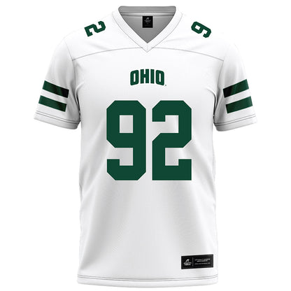 Ohio - NCAA Football : RJ Keuchler - White Football Jersey-0