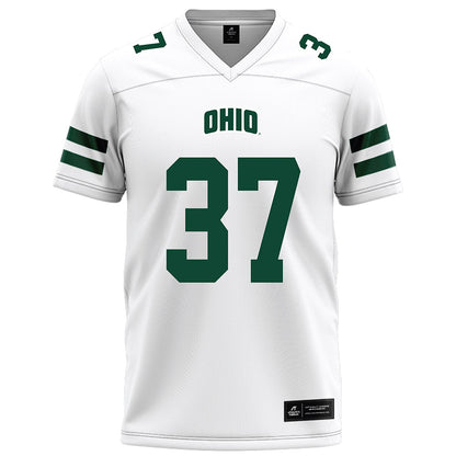 Ohio - NCAA Football : Blake Guffey - White Football Jersey-0
