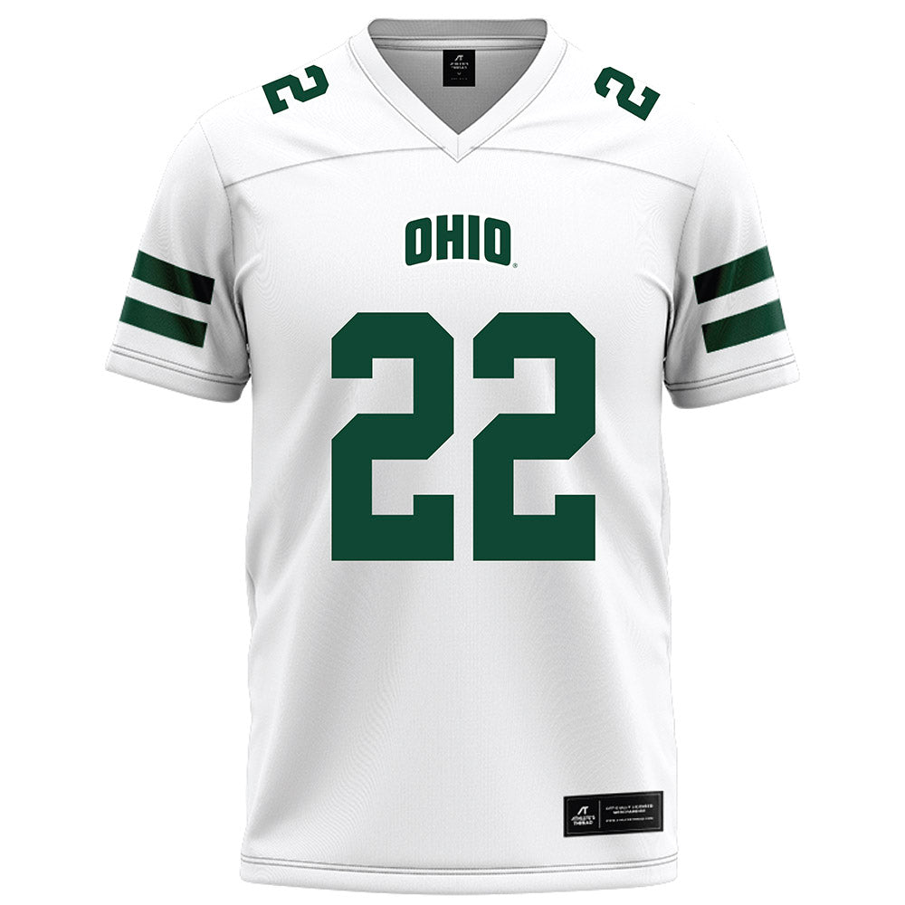 Ohio - NCAA Football : Brandon Jenkins - White Football Jersey-0