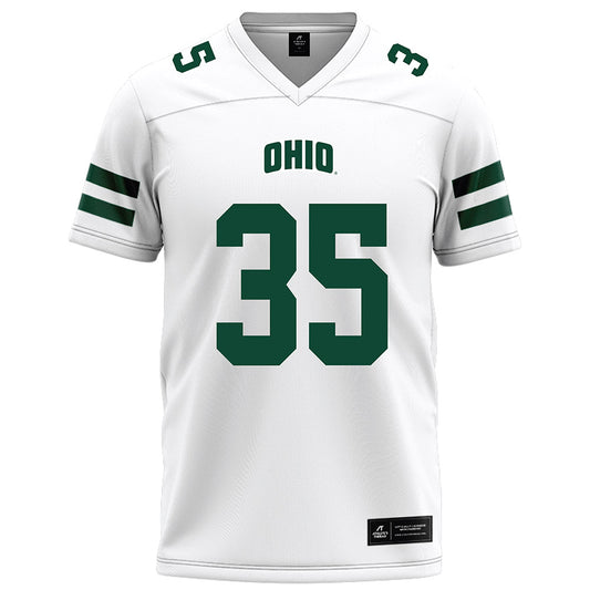 Ohio - NCAA Football : Michael Capen - White Football Jersey-0