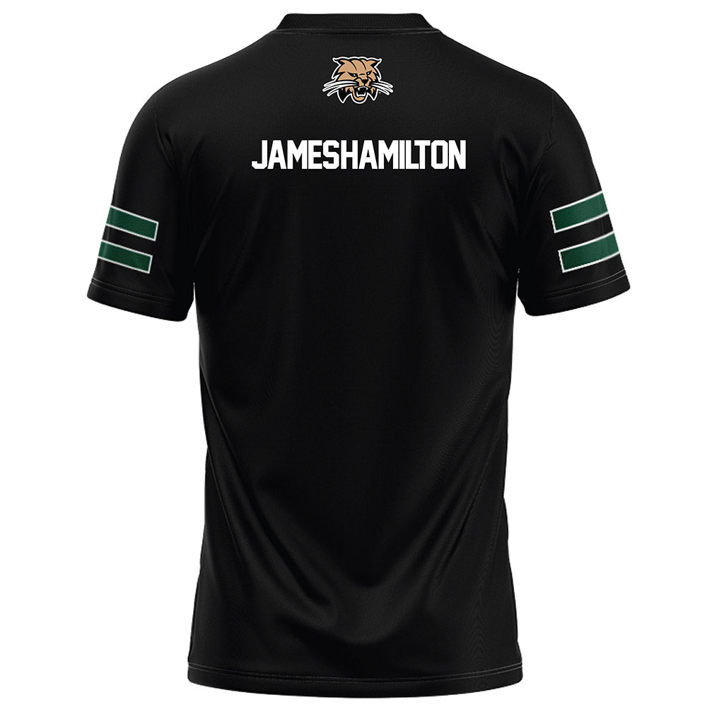 Ohio - NCAA Football : Darren James-Hamilton - Black Football Jersey-1