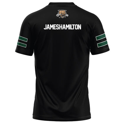 Ohio - NCAA Football : Darren James-Hamilton - Black Football Jersey-1