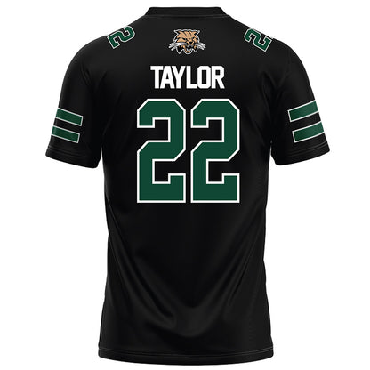 Ohio - NCAA Football : Michael Taylor - Black Football Jersey-1
