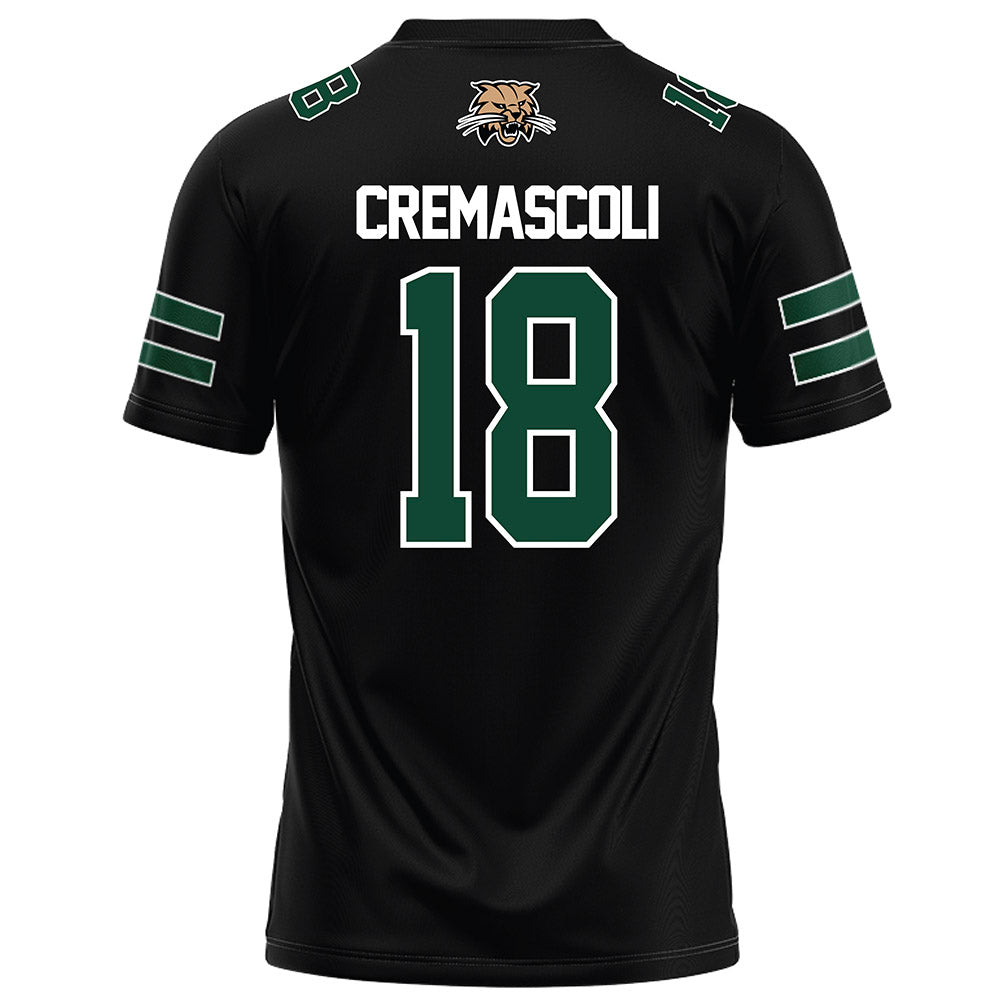 Ohio - NCAA Football : Miles Cremascoli - Black Football Jersey-1