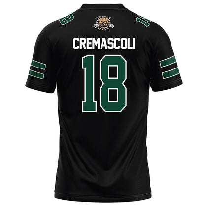Ohio - NCAA Football : Miles Cremascoli - Black Football Jersey-1
