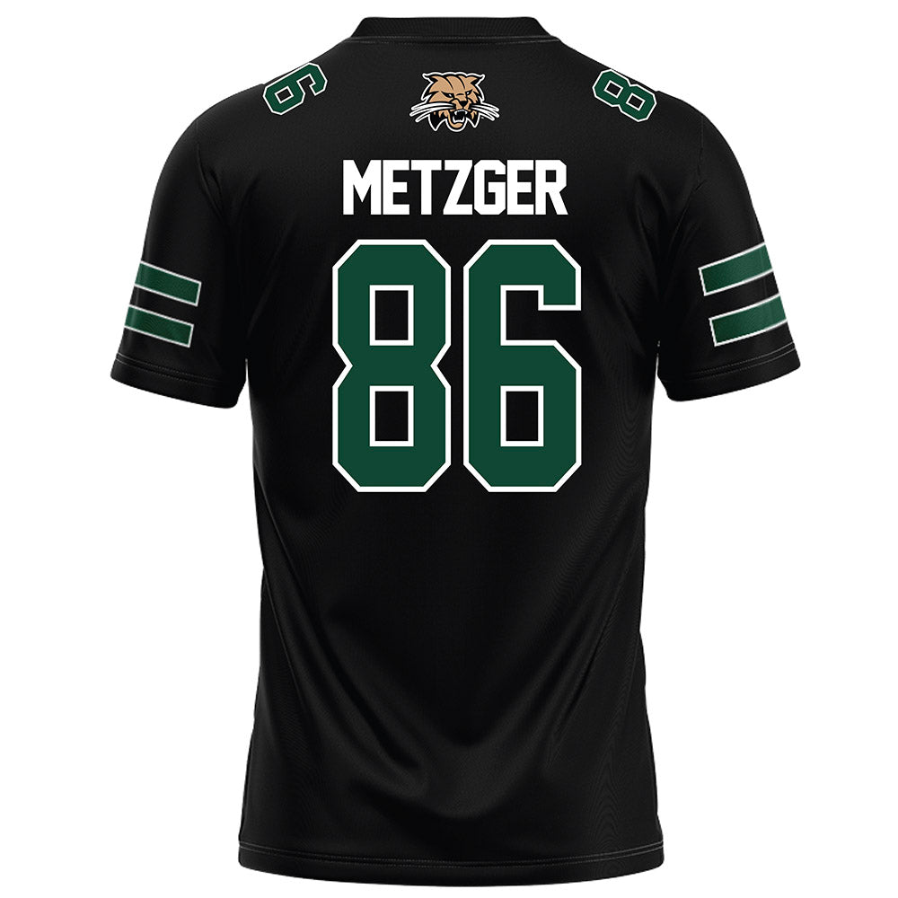 Ohio - NCAA Football : Andrew Metzger - Black Football Jersey-1