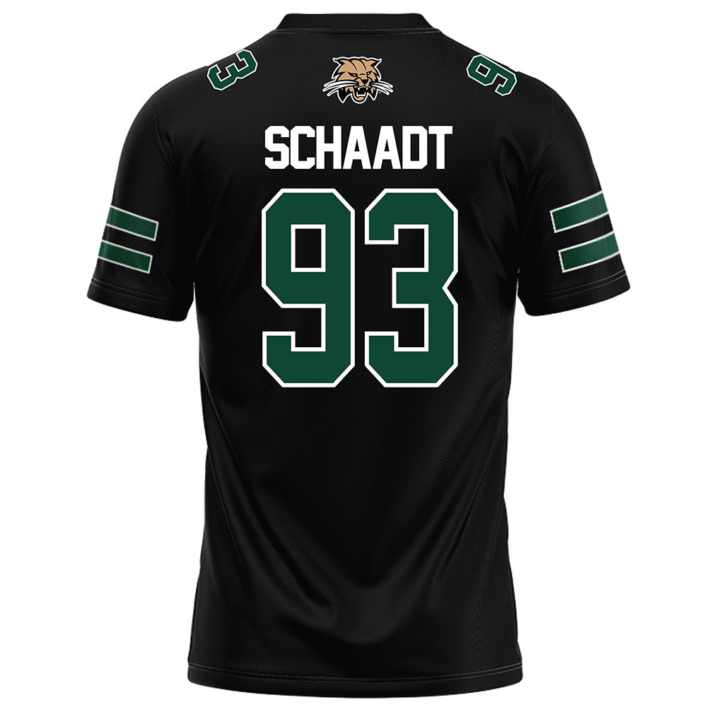 Ohio - NCAA Football : Owen Schaadt - Black Football Jersey-1
