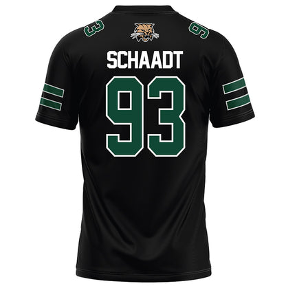 Ohio - NCAA Football : Owen Schaadt - Black Football Jersey-1