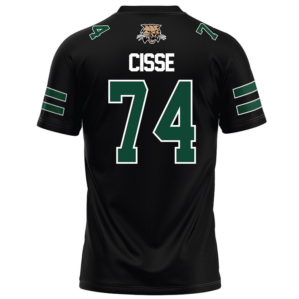 Ohio - NCAA Football : Tigana Cisse - Black Football Jersey-1