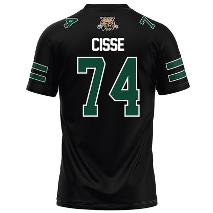 Ohio - NCAA Football : Tigana Cisse - Black Football Jersey-1
