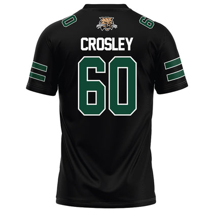 Ohio - NCAA Football : Colton Crosley - Black Football Jersey-1