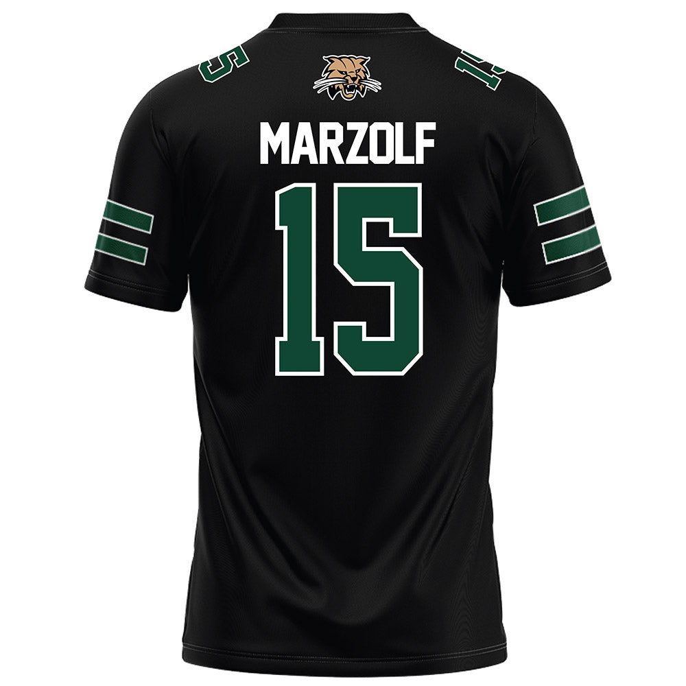 Ohio - NCAA Football : William Marzolf - Black Football Jersey-1