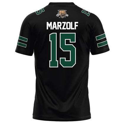 Ohio - NCAA Football : William Marzolf - Black Football Jersey-1