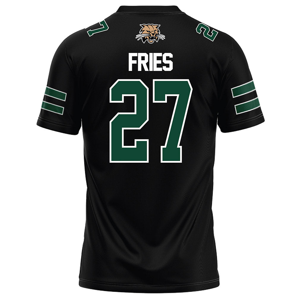 Ohio - NCAA Football : Jack Fries - Black Football Jersey-1