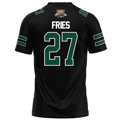 Ohio - NCAA Football : Jack Fries - Black Football Jersey-1