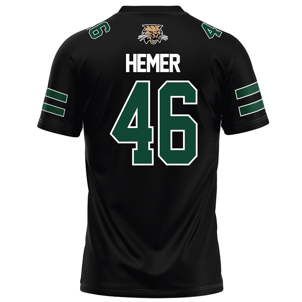 Ohio - NCAA Football : Nick Hemer - Black Football Jersey-1
