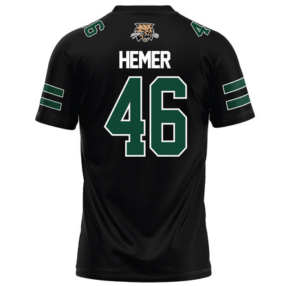 Ohio - NCAA Football : Nick Hemer - Black Football Jersey-1
