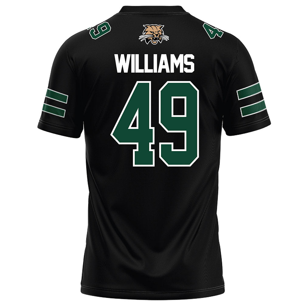 Ohio - NCAA Football : Xavier Williams - Black Football Jersey-1