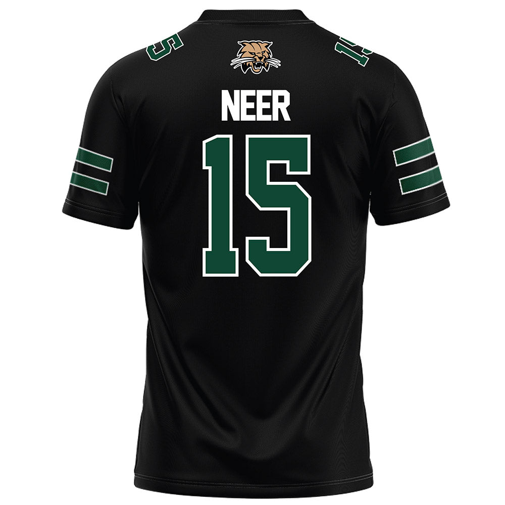 Ohio - NCAA Football : Riley Neer - Black Football Jersey-1