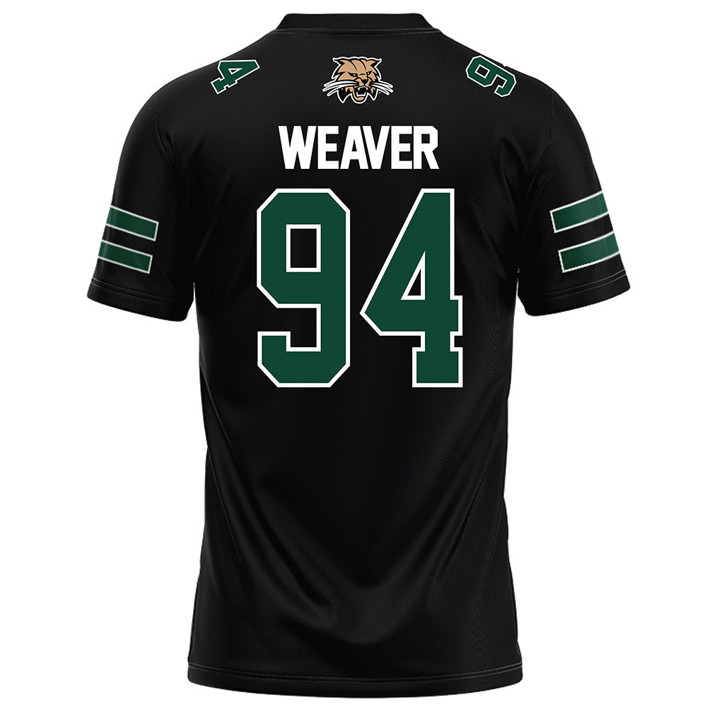Ohio - NCAA Football : Bj Weaver - Black Football Jersey-1
