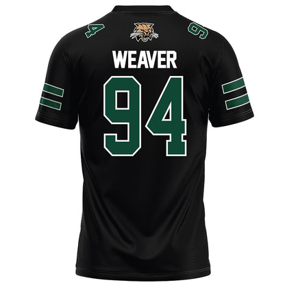 Ohio - NCAA Football : Bj Weaver - Black Football Jersey-1