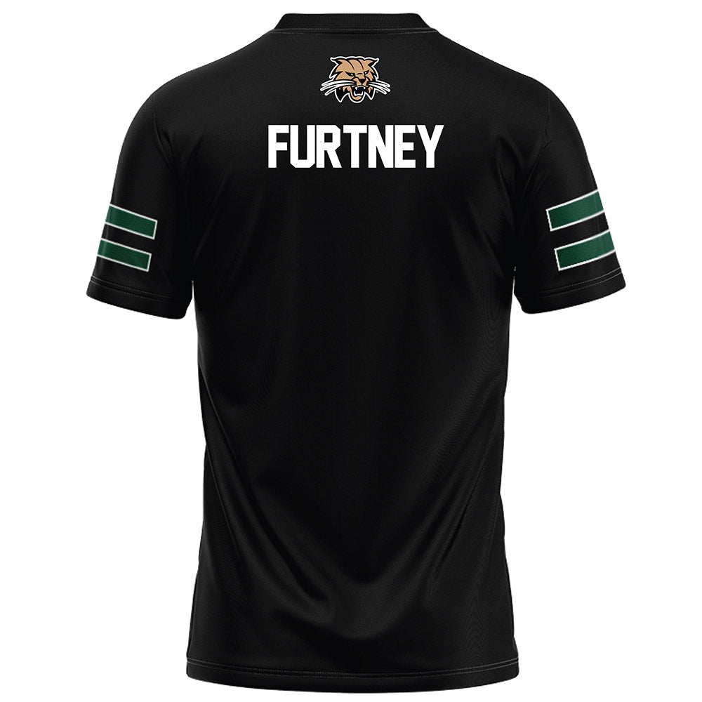 Ohio - NCAA Football : Jake Furtney - Black Football Jersey-1