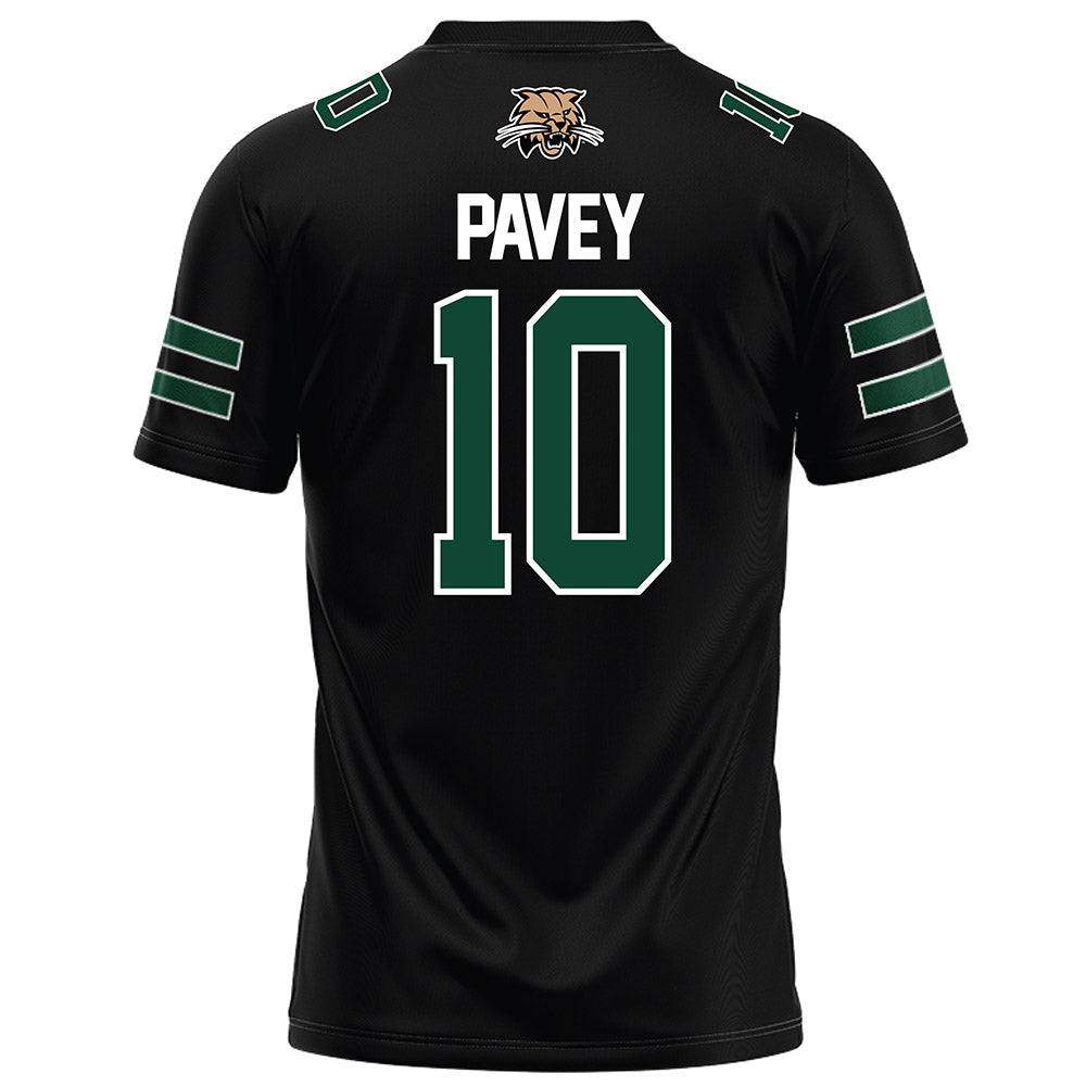Ohio - NCAA Football : Drayden Pavey - Black Football Jersey-1