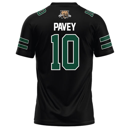 Ohio - NCAA Football : Drayden Pavey - Black Football Jersey-1