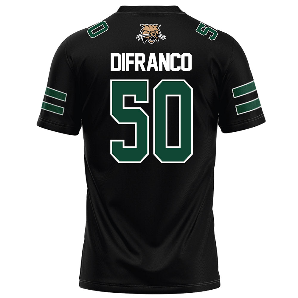 Ohio - NCAA Football : Owen DiFranco - Black Football Jersey-1