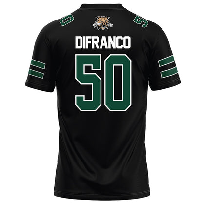 Ohio - NCAA Football : Owen DiFranco - Black Football Jersey-1
