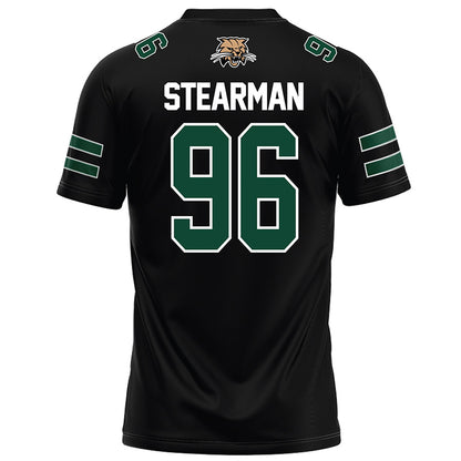 Ohio - NCAA Football : Tyler Stearman - Black Football Jersey-1