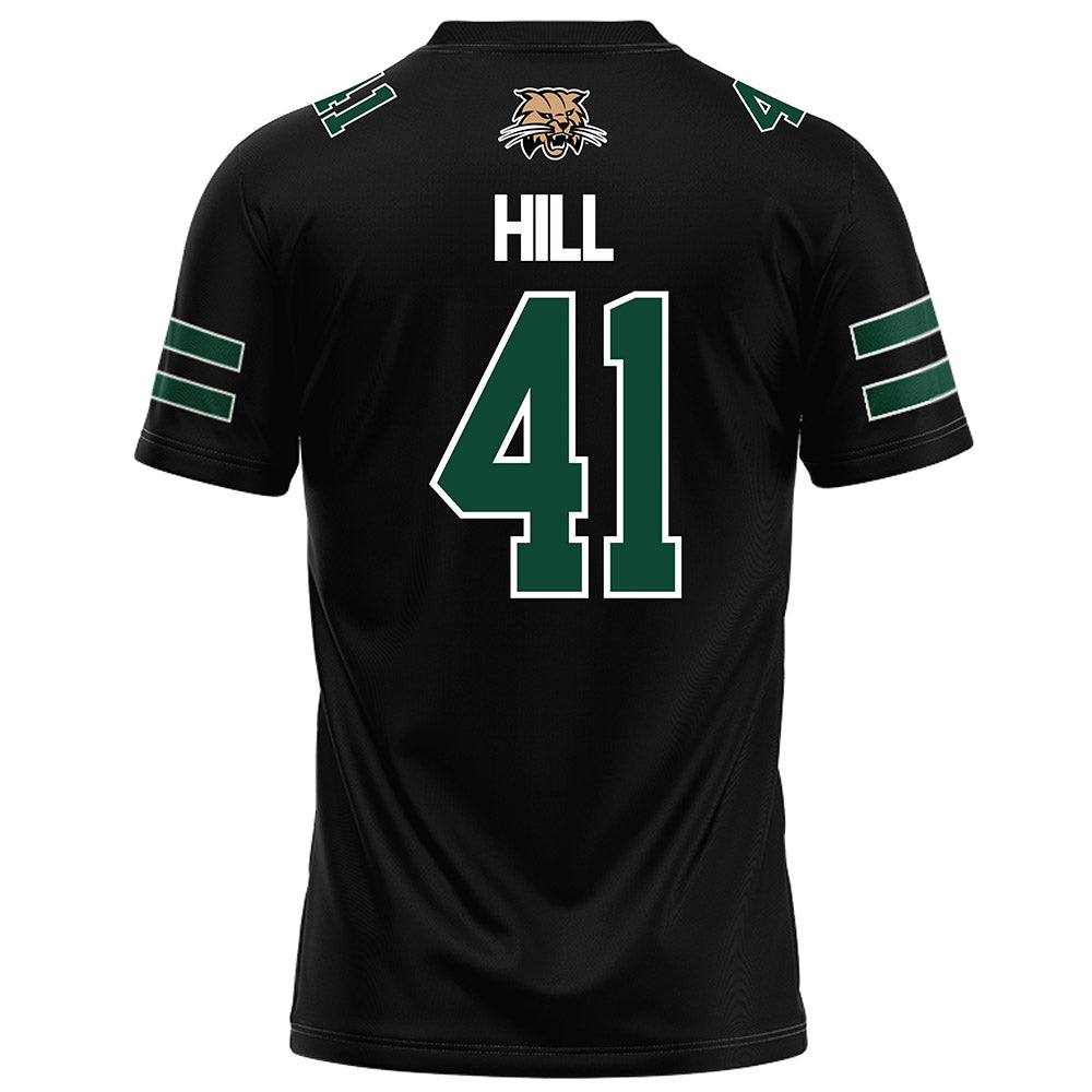 Ohio - NCAA Football : Creed Hill - Black Football Jersey-1
