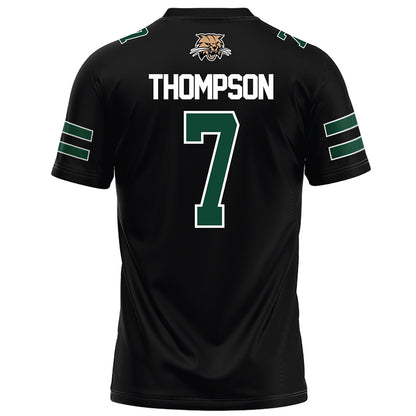 Ohio - NCAA Football : Eli Thompson - Black Football Jersey-1
