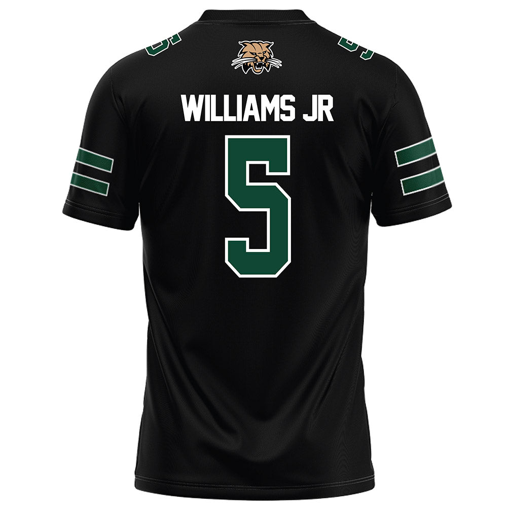 Ohio - NCAA Football : Adonis Williams Jr - Black Football Jersey-1